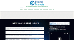 Desktop Screenshot of ethicalmarkets.com