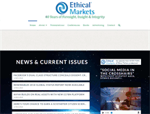 Tablet Screenshot of ethicalmarkets.com